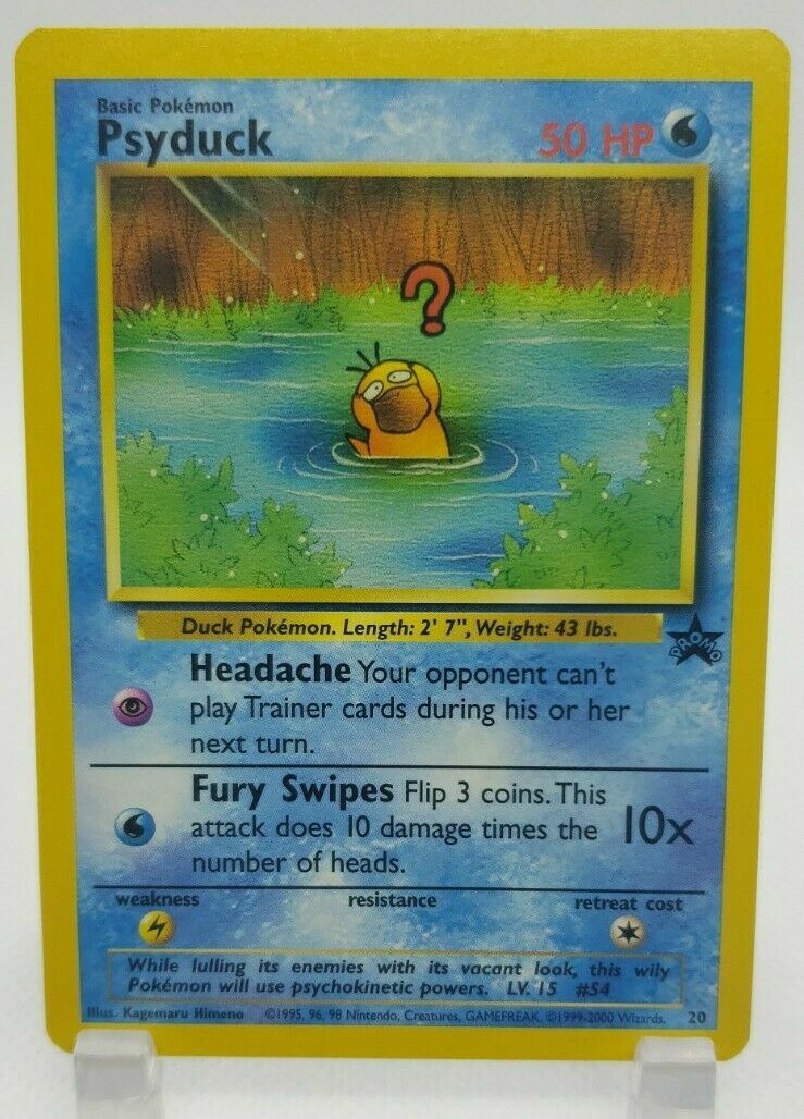 〈希少！〉PSA8　Psyduck　コダック　なったわけ　ブラックスタープロモ 希少！〉PSA8 Psyduck コダック なったわけ ブラックスタープロモ