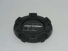 PRO COMP 42-CAP-SG FLAT MATTE SATIN BLACK WHEEL RIM CENTER CAP SNAP IN PORTION