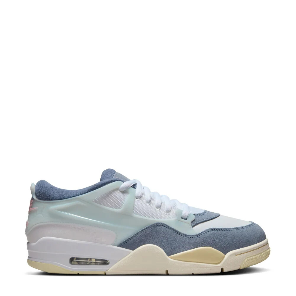 МУЖСКИЕ КРОССОВКИ JORDAN 4 RM FQ7939-101 Белый/Светло-розовый/рассеянно-голубой