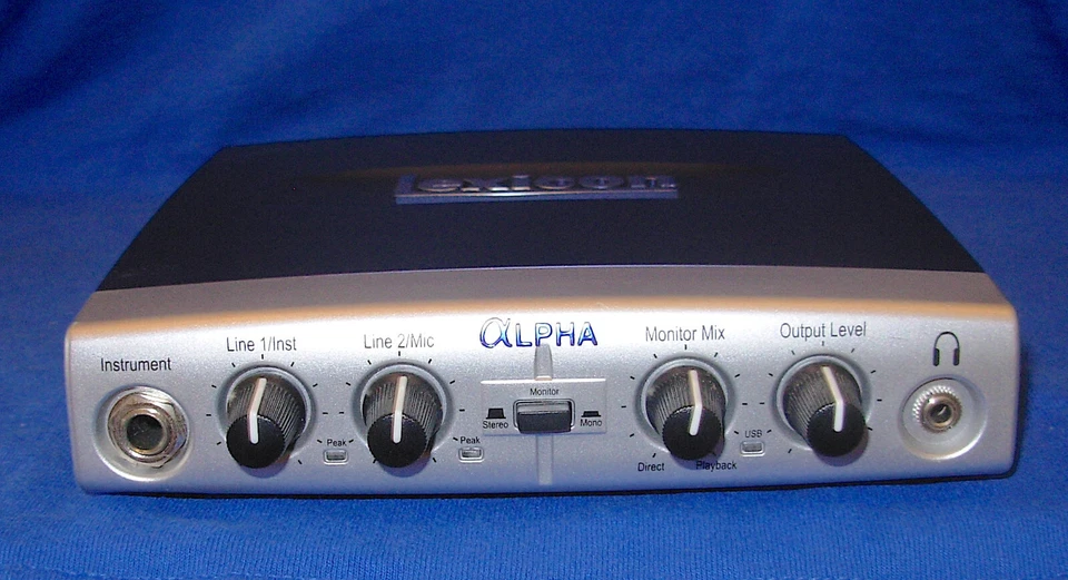 Lexicon Alpha Digital Recording Audio Interface - Model LEXALPHA V - Image 3 of 4
