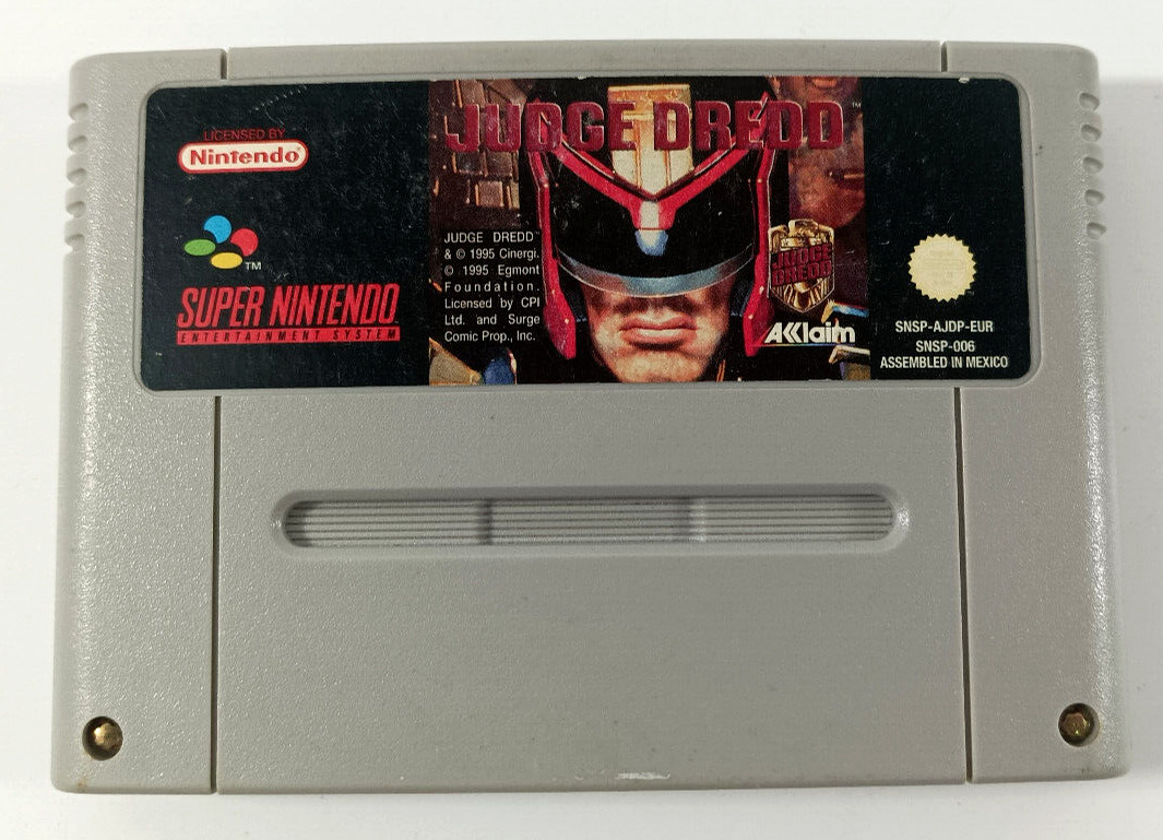 Jeu Super Nintendo SNES en loose  Judge Dredd  EUR  Envoi rapide et suivi