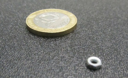 Machine Screw Hex Nut, Zinc Plated Steel, RH, 3-56 Threads, 400 Pcs - Picture 7 of 12