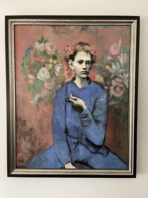 Picasso Boy with a Pipe (Garçon à La Pipe/Junge mit einer Pfeife) Giclée gerahmt