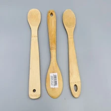 3 Pack- Joyce Chen 12 in.  Natural Bamboo 12 in. Spoon