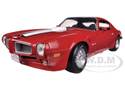 1972 PONTIAC FIREBIRD TRANS AM RED 455 HO 1/18 LTD TO 1500PC BY AUTOWORLD AMM998 - Picture 1 of 6