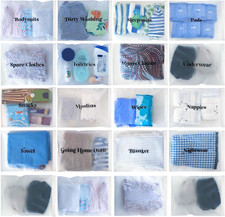 21X Baby Hospital Maternity Organiser Bags Essentials | Baby Shower | Mum to Be 