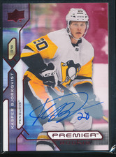 2021-22 Upper Deck Premier Kasper Bjorkqvist RC Auto #146 Rookie Red A545