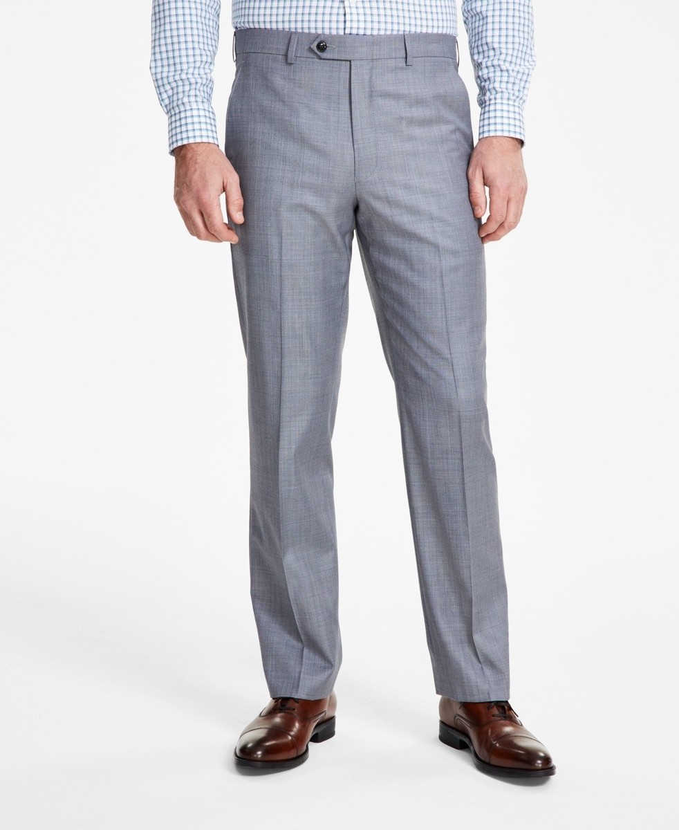 $190 Michael Kors Men's LT Grey Classic Fit Wool Suit Pants 32 x