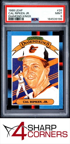 1988 LEAF DIAMOND KINGS #26 CAL RIPKEN JR. ORIOLES HOF PSA 9