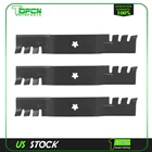 3 Mower Blades for 54" Cut Craftsman Husqvarna Poulan s 532187255 187254 187255