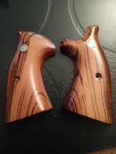 Vintage Smith Wesson K Frame Target Grips Smooth Beautiful Grain Sw Nlk