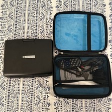 HDJUNTUNKOR Portable DVD Player 10.1 Inch Swivel Screen 1080p With Carrying Case