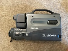 Sharp VHS SlimCam VL-L64U Video Camcorder W/B...