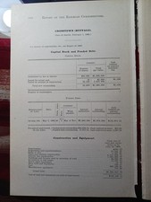 1906 Train Report CROSSTOWN STREET RAILWAY OF BUFFALO New York ~ Route List