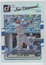 2017 Panini Donruss Stat Line Career 213/500 Ian Desmond #160 c4q