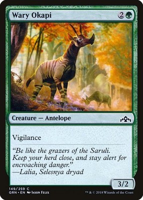 [MTG] Wary Okapi (149) (GRN) LP-HP
