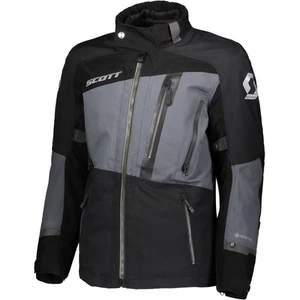 Scott Priority Gore-Tex Motorcycle Jacket Black Iron Grey