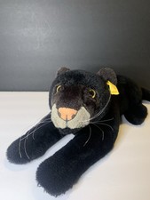 Vintage Steiff Cosy Black Panther 064203 - Late 80s Germany - Excellent w/ Tag