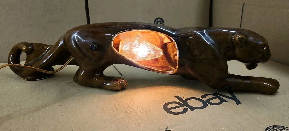 vintage panther lamp products for sale | eBay