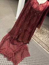 Pakistani Indian Designer MariaB. Shalwar Kameez Dupatta Chunni Veil Scarf Shawl
