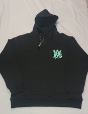 Amiri Watercolor MA Hoodie 'Black/Green'