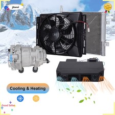 12v Universal Underdash Electric Air Conditioner Cool Heat Ac Kit Fit Auto Car