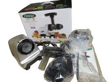Omega CNC80S Cold Press Juicer Machine 200 W CNC80S - Silver - OPEN BOX, READ