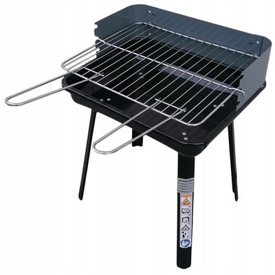 Holzkohlegrill BBQ Grill Rechteckig Klappbar Tragbar