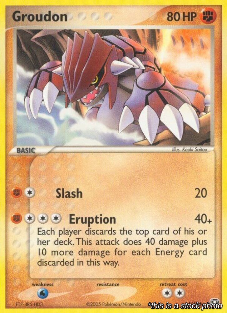 Groudon 14/106 EM Pokemon NM