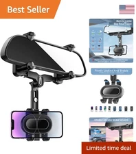 Retractable Multi-Function Car Phone Holder for All Smartphones - Safe Driving