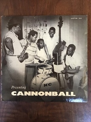 Cannon Ball Adderley - Presenting  Cannon Ball  LP, 1955 MONO VG+/VG+