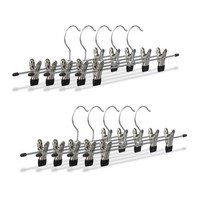 HosenbüGel Metall HosenkleiderbüGel KleiderbüGel Set Rockhalter Verstellbar