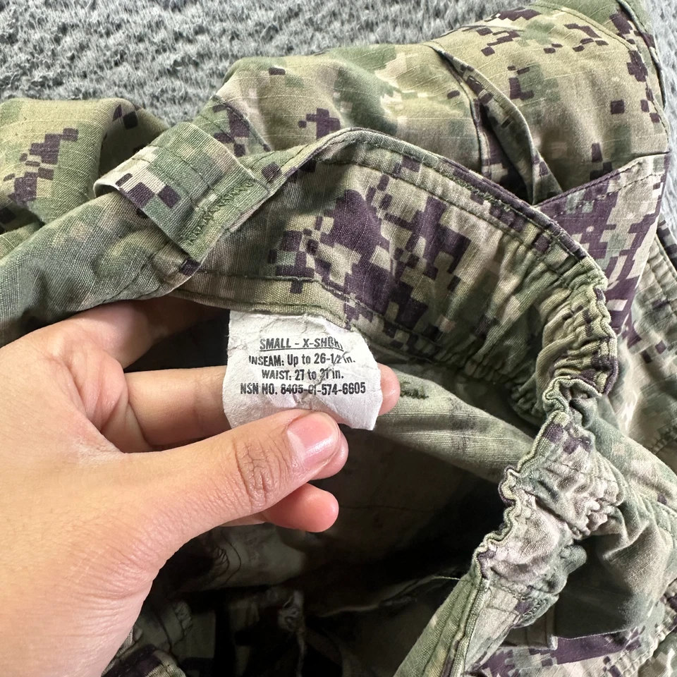 Pantalón Militar de EE. UU. Para Hombres S Verde Algodón Carga Camuflaje Ejército Combate Uniforme Ropa de Trabajo Foto 3 de 4