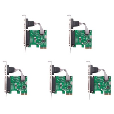 5X Rs232 -232 Serieller Anschluss com & Db25 Drucker Paralleler Anschluss L4995