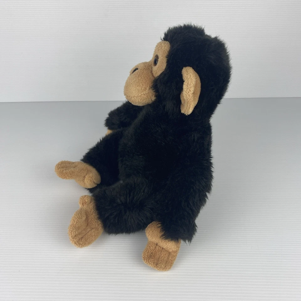 Chimpanzee Chimp Plush Black Soft Stuffed Animal Keel Toys Ape Monkey 25cm - image 2 of 4
