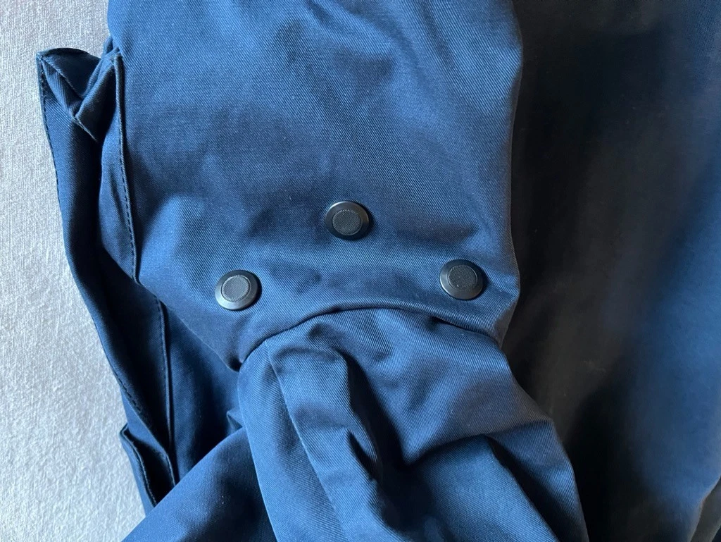 Rag & Bone mens size 40R cotton blue military field jacket, excellent. - product detail image 11
