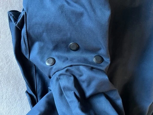 Rag & Bone mens size 40R cotton blue military field jacket, excellent. image 11