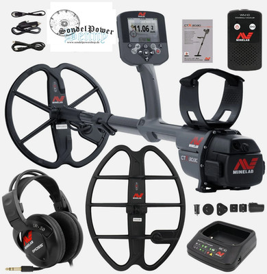 Minelab CTX 3030 GPS Metalldetektor + gratis 17'' Spule Metallsuchgerät Gold