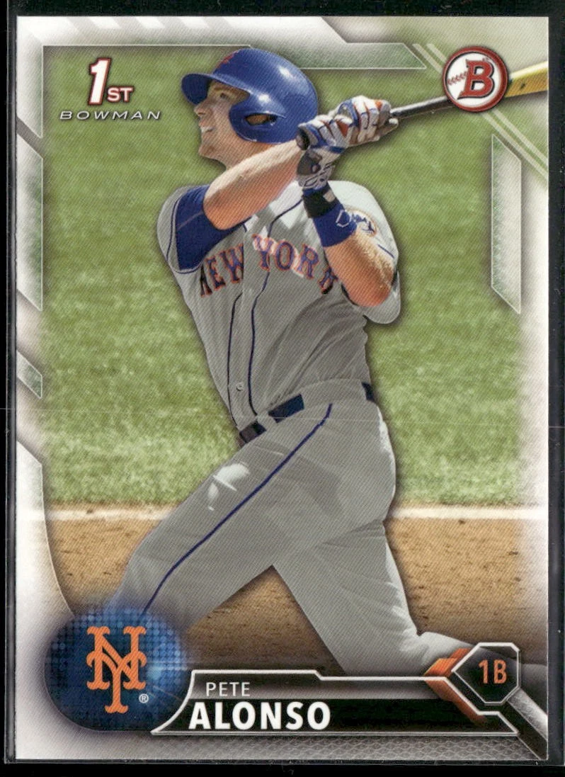 その他 Pete Alonso Bowman Topps MLB PSA PETE ALONSO 2018 Bowman Chrome Mega Box Prospects BCP137 PSA MINT
