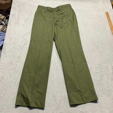 Boy Scouts of America Official Uniform Pants Waist 33x33 Olive Green BSA