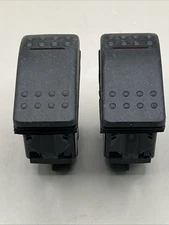 2 Pack Carling Rocker Switch  20A 12VDC 2434r Marine Switch