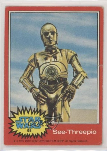1977 Topps Star Wars #98 See-Threepio — Raw
