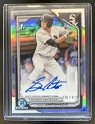 2024 Bowman Draft Sam Antonacci Chrome Auto Refractor 1st #/499 White Sox