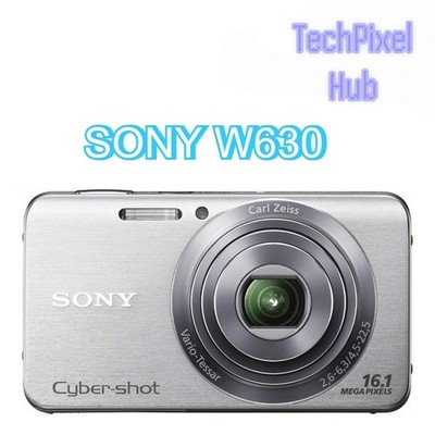 SONY Cyber shot DSC-W630 Digital Camera 16.10 MP 5x Optical Zoom Smile Detection