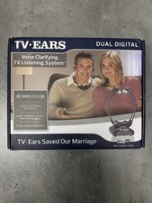 TV EARS Original Analog Voice Clarifying TV Listening System Wireless 11641