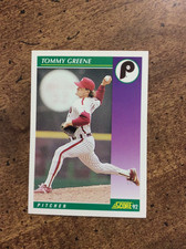 1992 Score #336 Tommy Greene, Phillies    nm  ib