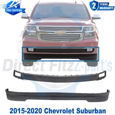 Front Bumper Lower Molding & Valance Textured For 2015-2020 Chevrolet Suburban