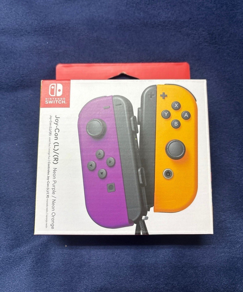 Nintendo Switch Console w/ Dock, Grip & Unopened Neon Purple