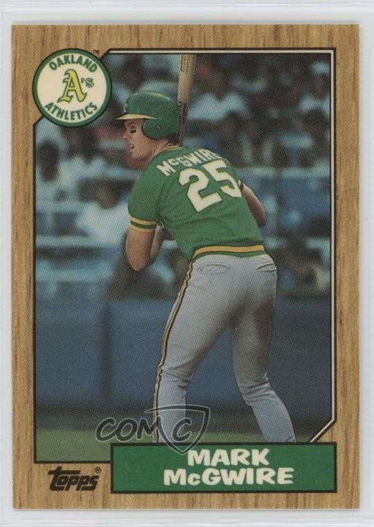 1987 Topps Tiffany Mark McGwire #366