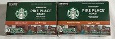 Starbucks Pike Place Roast Medium Roast K-Cup Coffee Pods 10 Count lot of 2